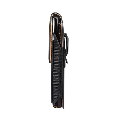 Cell Phone Pouch Pu Leather Holster Belt Clip Holder for iPhone 17 Air, 16 Plus 15 14 13 12 11 Pro Max Samsung Galaxy S26+ S25 FE S24 FE S24+ S23+ S23 FE A15 A35 A55 Google Pixel 10a 9a 6 (Black, L) - color: Black, size: L