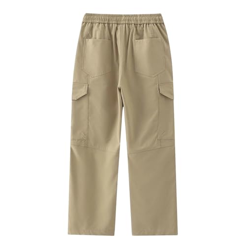 Men Cargo Pants Ripstop Durable Tactical Quick Dry Deep Pockets Construction BDU Golf Tactical Pants for Men - color: A Khaki, size: XX-Large
