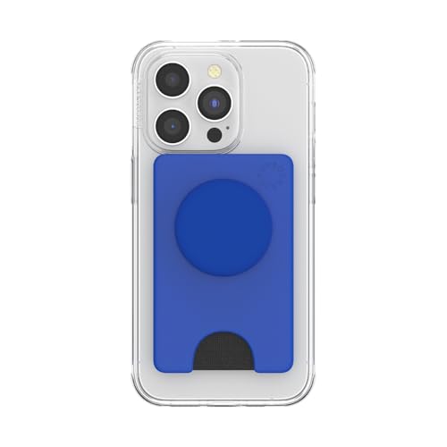 PopSockets Adhesive Phone Wallet with Grip- Cobalt - color: Cobalt Adhesive, style: Adhesive