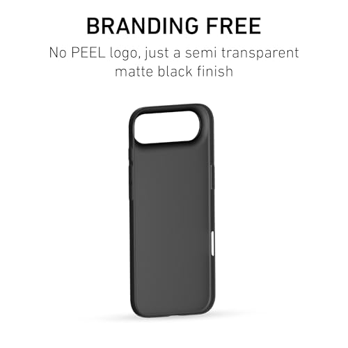 PEEL Super Thin Case for iPhone 17 Air (Transparent Black) - color: Black, size: Super Thin