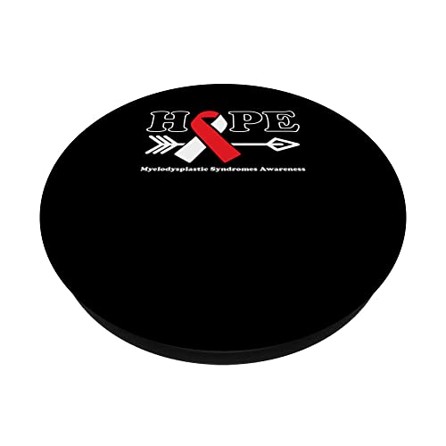 Hope - Myelodysplastic Syndromes Awareness Ribbon PopSockets Swappable PopGrip