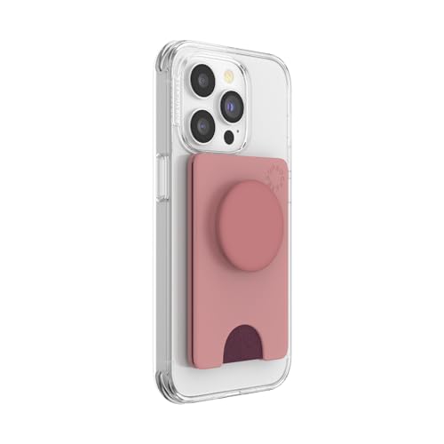 PopSockets Adhesive Phone Wallet with Grip- Clay - color: Clay, style: Adhesive