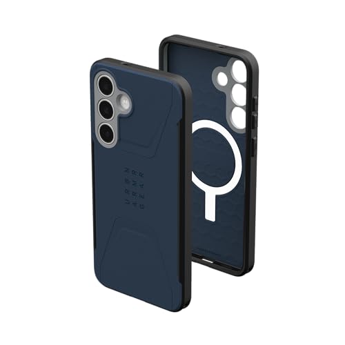 URBAN ARMOR GEAR UAG Designed for Samsung Galaxy S25 FE Case Civilian - Magnetic Charging Compatible Rugged Military Grade MIL-STD Protective Cover, Mallard - color: Civilian - Mallard