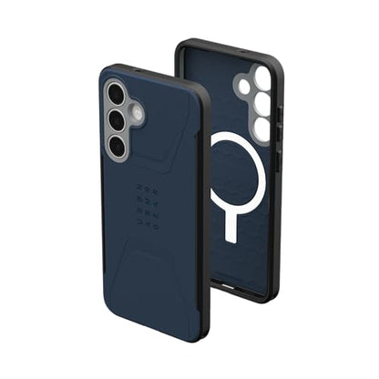 URBAN ARMOR GEAR UAG Designed for Samsung Galaxy S25 FE Case Civilian - Magnetic Charging Compatible Rugged Military Grade MIL-STD Protective Cover, Mallard - color: Civilian - Mallard