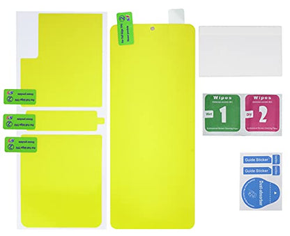 Screen Protector Wrap for Samsung Galaxy Z Flip 3 Phone - Clear