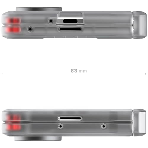 Ghostek Covert Clear Galaxy Z Fold 7 Case with Built-in Kickstand, MagSafe and Full Hinge Protection Designed for 2025 Samsung Galaxy Fold7 (8") (Clear) - color: Clear, size: Galaxy Z Fold 7