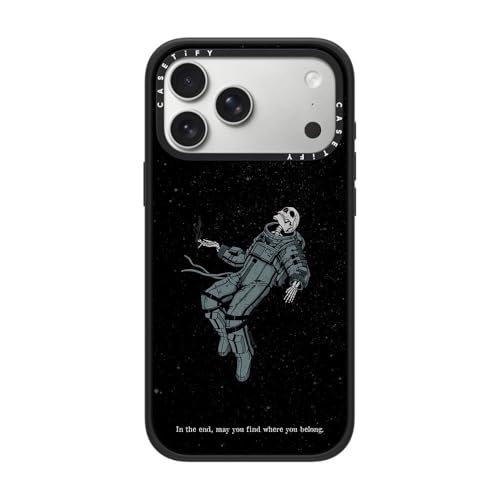 CASETiFY for iPhone 17 Pro Max Case - Impact Compatible with MagSafe | 8.2 ft. 4x Military Grade Drop Protection | Somehow, Someday | Matte Black - color: Somehow, Someday, size: Iphone 17 Pro Max (6.9")