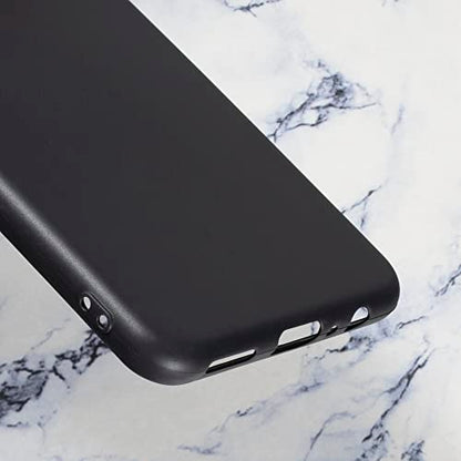 Protective Case for Vivo V20 V2025 - Black | 6.44" Slim Shockproof Bumper Back Cover Anti-Scratch Flexible TPU Shell, Grip-Friendly - color: Black