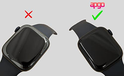 2X apgo HD HQ Flex Ultra-Clear Screen Protector for Kieslect KR, Hydrogel Film, Flexible, Soft TPU with Positioning Layer Easy Installation