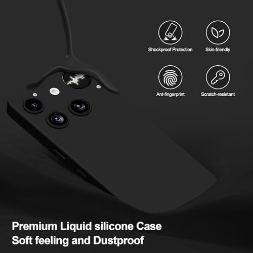 Silicone Case for Nothing Phone 3, Black - color: Black, size: Nothing Phone 3