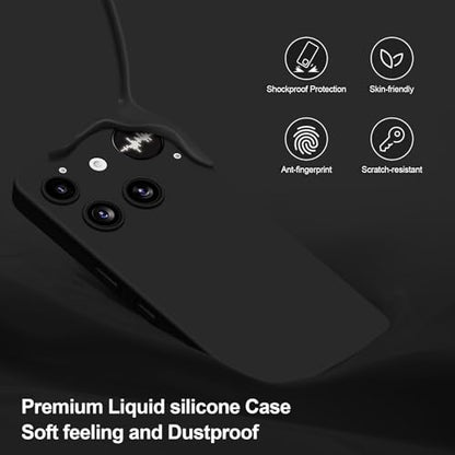 Silicone Case for Nothing Phone 3, Black - color: Black, size: Nothing Phone 3