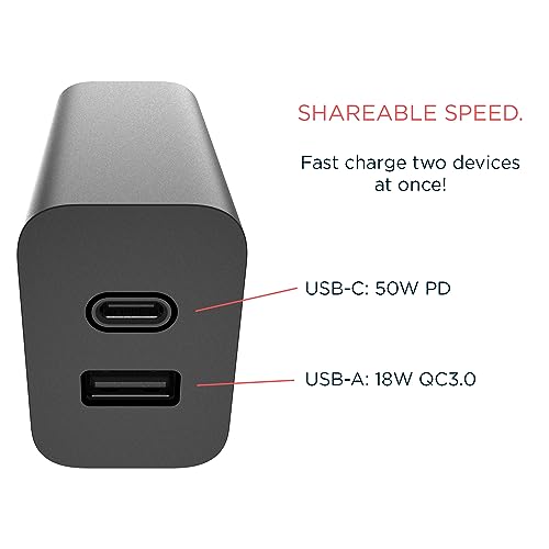 Motorola TurboPower 50W Share Charger + 3.3ft Cable - size: 50W