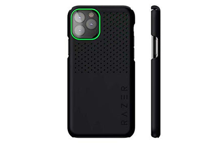 Razer Arctech Slim for iPhone 11 Pro Case: Thermaphene & Venting Performance Cooling - Wireless Charging Compatible - Matte Black - color: Matte Black