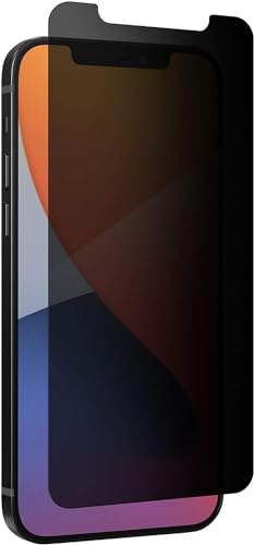 ZAGG InvisibleShield Glass Privacy Screen Protector for iPhone 12 Mini - 3X Impact and Scratch Protection, Strongest Tempered Glass, Smudge-Free, Smooth Silky Feel, Two-way Side View