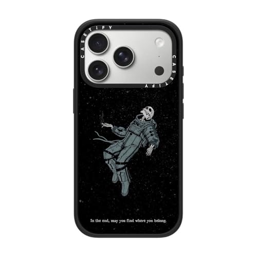 CASETiFY for iPhone 17 Pro Case - Impact Compatible with MagSafe | 8.2 ft. 4x Military Grade Drop Protection | Somehow, Someday | Matte Black - color: Somehow, Someday, size: Iphone 17 Pro (6.3")