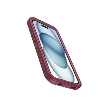 OtterBox iPhone 17e & iPhone 16e (Only) - Defender Series Case - Foxberry (Pink) - Screenless - Rugged & Durable - with Port Protection - Holster Clip Includes - Microbial Defense Protection - color: Foxberry (Pink), style: Non-MagSafe