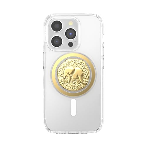 PopSockets Phone Grip for MagSafe, Magnetic Holder- Elephant Token - color: Elephant Token, style: MagSafe