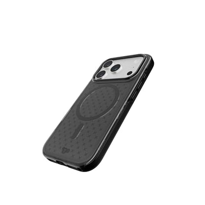 Tech21 EvoCheck Case for iPhone 17 Pro – Smokey/Black | Slim Protective Case | Impact Protection | MagSafe Compatible - color: Black, size: iPhone 17 Pro