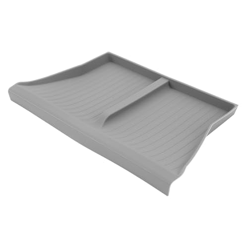 Center Console Wireless Charging Mat Anti Slip Design Easy to Clean Silicone Pad for Cars Stylish Interior Accessories (Grey W240004613) - color: Grey W240004613