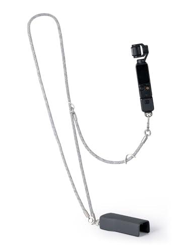 Pocket3 Lanyard,Phone Tether Tab 2,Crossbody & Wrist Strap,Lanyard for DJI Osmo Pocket 3, Phone Strap - color: Foggyblack-s
