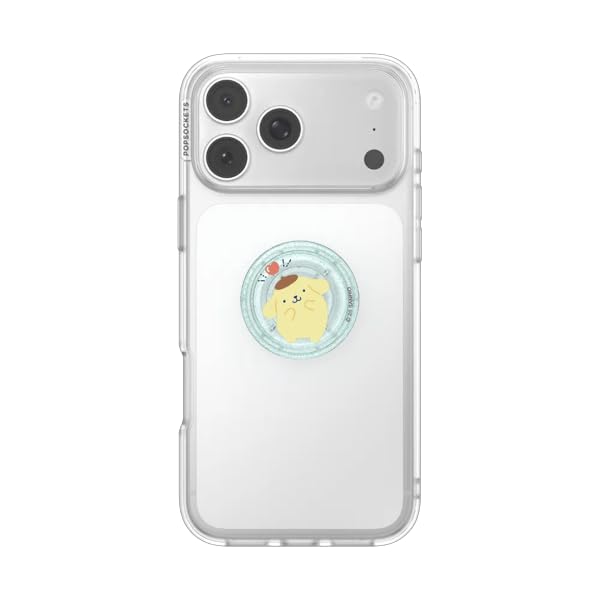 PopSockets Adhesive Phone Grip, Holder- Pompompurin Mint - color: Pompompurin Mint Glitter, style: Adhesive