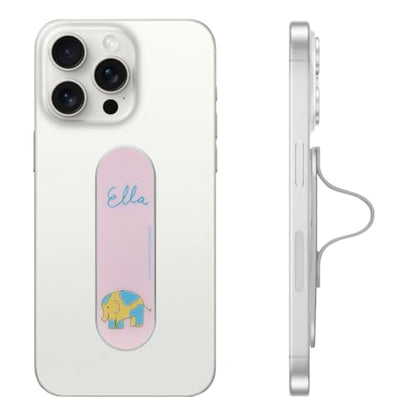 Momostick Premium Flatstick Collection, Slim Phone Grip and Stand, Adjustable Finger Loop Holder for All Smartphones, Universal and Pocket-Friendly Selfie Stand - color: Zoo Ella