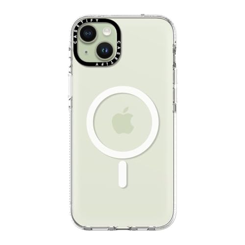 CASETiFY for iPhone 15 Plus Case - Impact Clear Compatible with MagSafe | Not Yellowing | 6.6 ft. 3X Military Grade Drop Protection | Clear - color: Clear, size: Iphone 15 Plus (6.7")