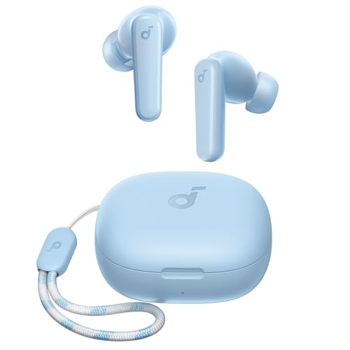 Soundcore by Anker P20i True Wireless Earbuds, with Big Bass, 30H Playtime - color: Light Blue