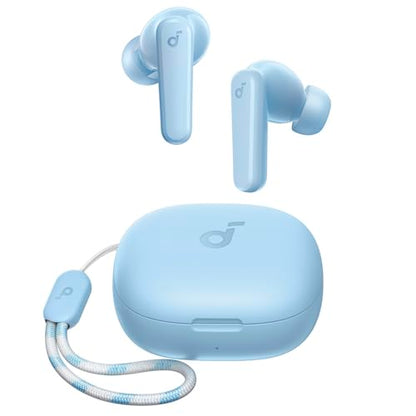 Soundcore by Anker P20i True Wireless Earbuds, with Big Bass, 30H Playtime - color: Light Blue