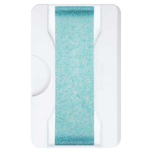 LOVEHANDLE Wallet for MagSafe + Kickstand - Blue Topaz Glitter - color: Topaz
