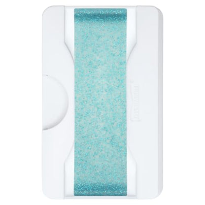 LOVEHANDLE Wallet for MagSafe + Kickstand - Blue Topaz Glitter - color: Topaz