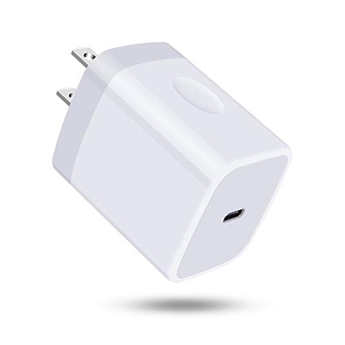 USB C Wall Charger, 20W Fast Samsung Charging Box Block Type C Power Wall Adapter Plug Cube for iPhone 16/15/14/13/12/11,Airpods Pro,iPad Air,MacBook Air, iPad Pro,Samsung Galaxy A17/Z Flip 7/Z Fold 7 - color: White