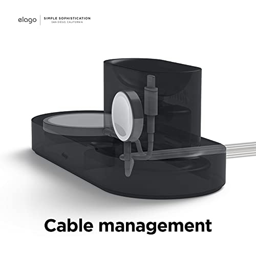 elago MS Charging Station for iPhone, AirPods, Apple Watch - color: Black