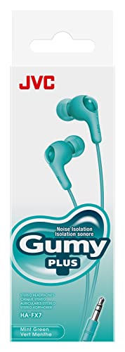 JVC Gumy HAFX7GN in Ear Earbud Headphones, Green - color: Green, size: No Mic
