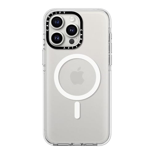 CASETiFY for iPhone 15 Pro Max Case - Impact Clear Compatible with MagSafe | Not Yellowing | 6.6 ft. 3X Military Grade Drop Protection | Clear - color: Clear, size: Iphone 15 Pro Max (6.7")