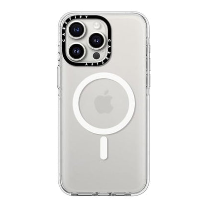 CASETiFY for iPhone 15 Pro Max Case - Impact Clear Compatible with MagSafe | Not Yellowing | 6.6 ft. 3X Military Grade Drop Protection | Clear - color: Clear, size: Iphone 15 Pro Max (6.7")