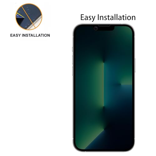 [2-2 Pack Privacy Screen Protector Designed For iPhone13 Pro Max Anti Spy Private Tempered Glass Film 2-Pack Camera Lens Protector Film 2-Pack