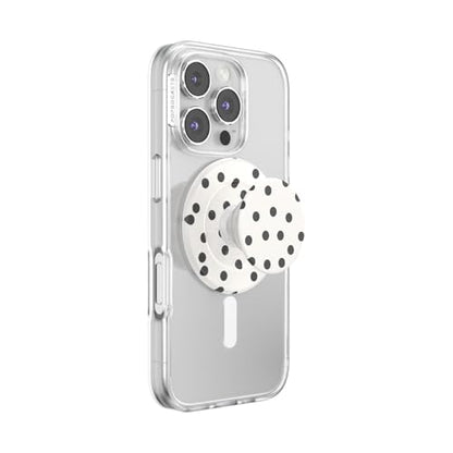 PopSockets Phone Grip for MagSafe, Magnetic Holder- Spotlight Dots - color: Spotlight Dots, style: MagSafe