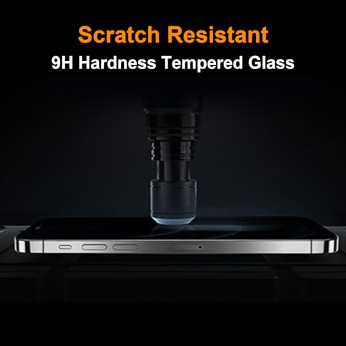 OneFish Screen Protector Glass for iPhone 17e/16e/13/13PRO/14 | 9H Glass Scratch Resistant, HD Clarity Tempered Film with Installation Frame, Easy Installation, 2 Pack - size: iPhone 17e / 16e / 13 / 13PRO / 14