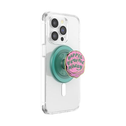 PopSockets Phone Grip for MagSafe, Magnetic Holder- Happy Bday Harry - color: Enamel Birthday, style: MagSafe
