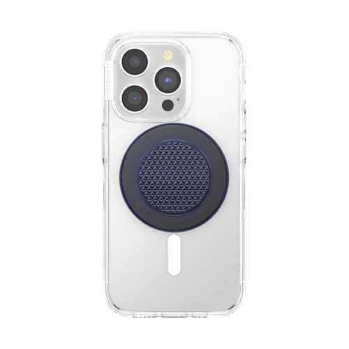PopSockets Phone Grip for MagSafe, Magnetic Holder- Knurled Navy - color: French Navy Knurl, style: MagSafe