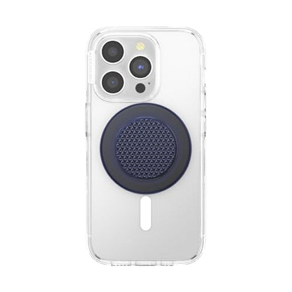 PopSockets Phone Grip for MagSafe, Magnetic Holder- Knurled Navy - color: French Navy Knurl, style: MagSafe
