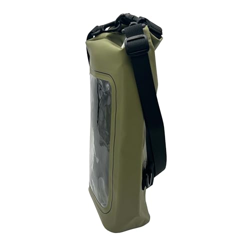 Nupouch Waterproof Cell Phone Sling Bag - Waterproof Phone Pouch Crossbody Dry Bag with Touchscreen Window for Travel, Beach, Boating, Hiking - Green - color: Green