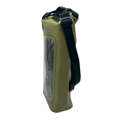 Nupouch Waterproof Cell Phone Sling Bag - Waterproof Phone Pouch Crossbody Dry Bag with Touchscreen Window for Travel, Beach, Boating, Hiking - Green - color: Green