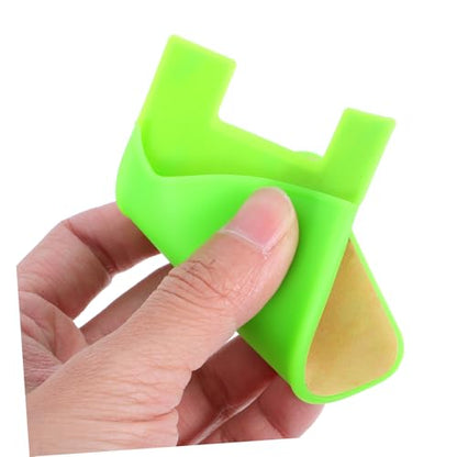 jojofuny 3 Pack Adhesive Phone Wallet Silicone Card Holder for Cell Phone - color: Green