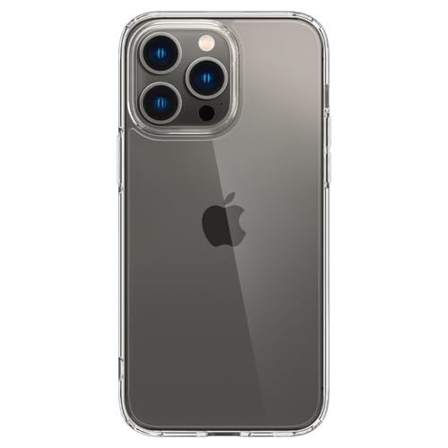 Spigen for iPhone 14 Pro Case, Ultra Hybrid [No Magnet Ring][Anti-Yellowing] - Crystal Clear | Anti-Yellowing Crystal Clarity, Qi Wireless Charge Ready, Patented Air Cushion, MIL-STD-810H Military-Grade Drop Protection - color: Crystal Clear, size: iPhone