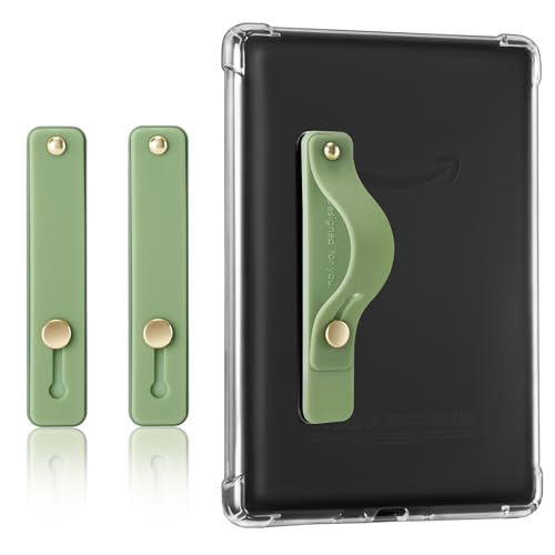 CoBak Hand Strap Holder for Kindle/Tablet - Lightweight TPU, 2 Pack - color: 2-Pack-Sage