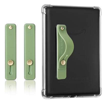 CoBak Hand Strap Holder for Kindle/Tablet - Lightweight TPU, 2 Pack - color: 2-Pack-Sage