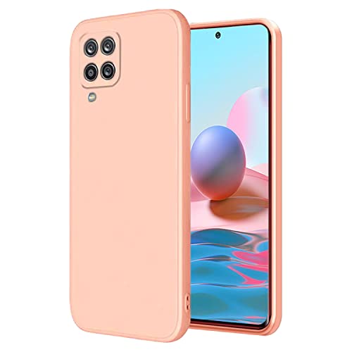 Soft Silicone Protective Case for Samsung A42 5G (Pink) | Matte Soft Touch for Samsung Galaxy A42 5G Phone Case Silicone Slim Cute Anti-Fingerprint Elegant Cover Shockproof Aesthetic - color: Pink