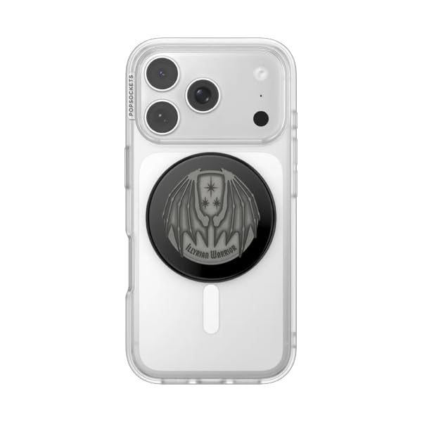 PopSockets Phone Grip for MagSafe, Magnetic Holder- Illyrian Warrior - color: ACOTAR Illyrian Warrior, style: MagSafe